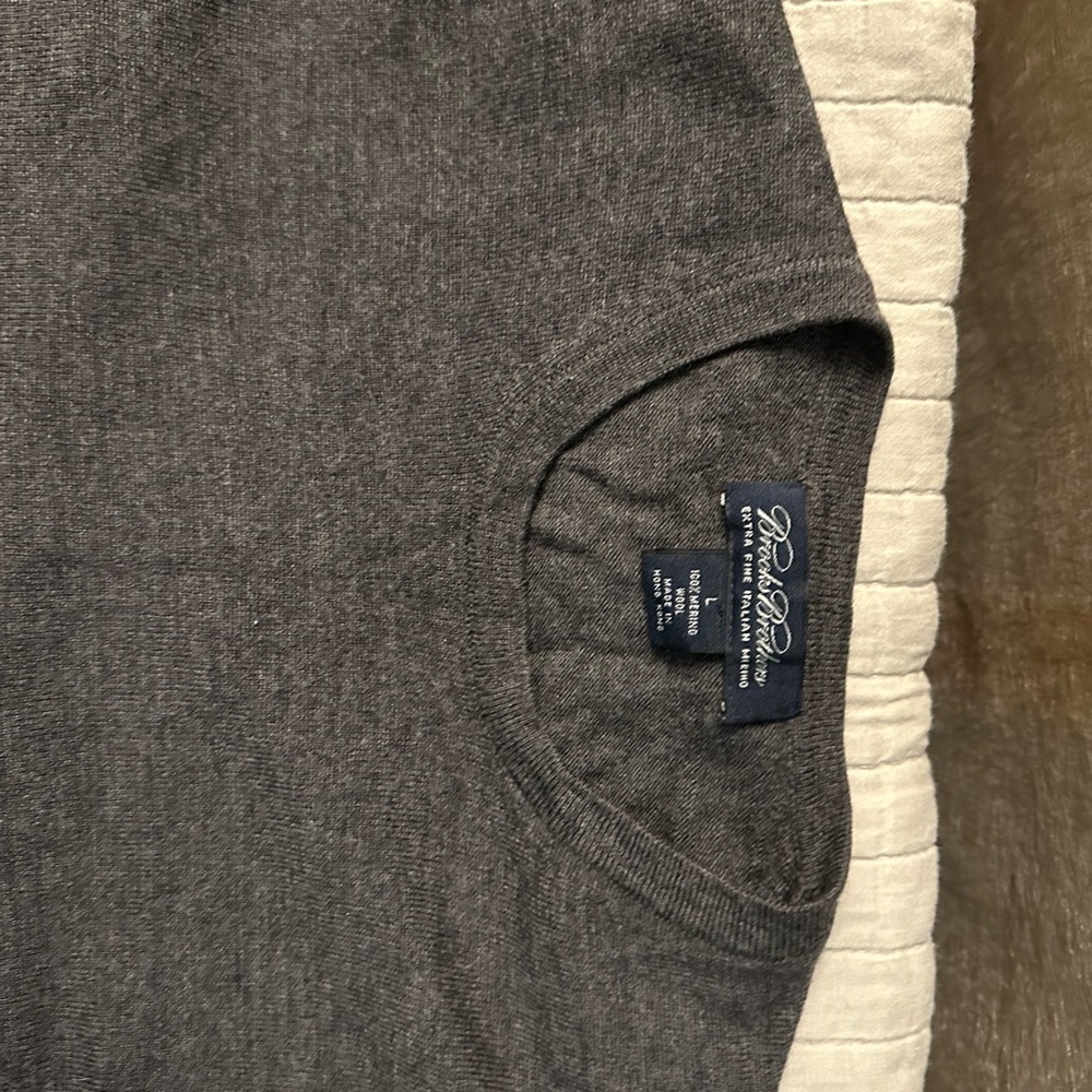 Brooks Brothers Charcoal Short Sleeve Tee